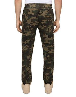 JERSEY JOGGING PANTS WITH CAMOUFLAGE PRINT