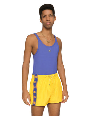 SHORT SWIM TRUNKS WITH DG LOGO BAND