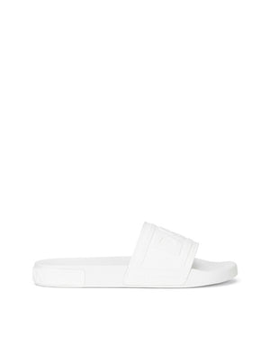 RUBBER BEACHWEAR SLIDES WITH DG LOGO
