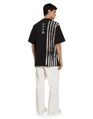 SHORT-SLEEVED MARINA-PRINT T-SHIRT