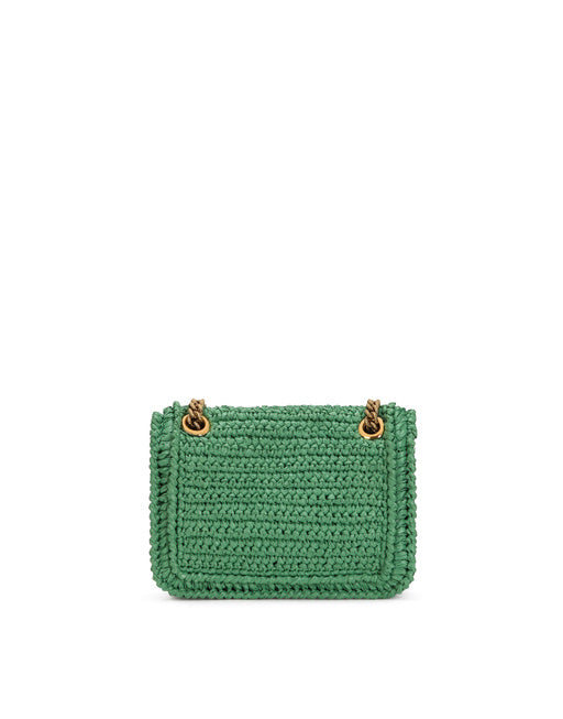 MEDIUM CROCHET RAFFIA DEVOTION BAG