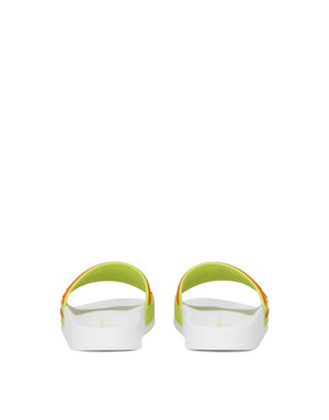 RUBBER SLIDERS WITH LOGO PRINT