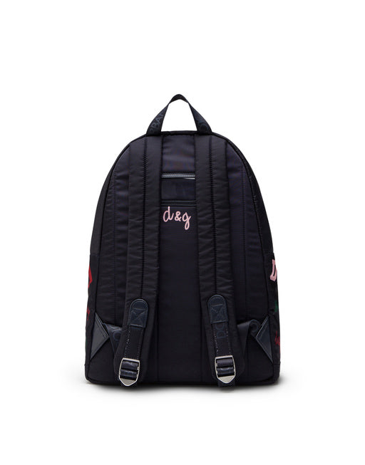 NYLON BACKPACK WITH D&G PRINT