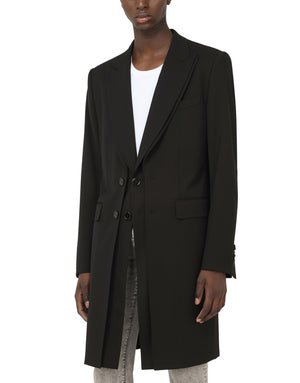 STRETCH WOOL COAT