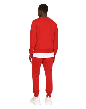 JERSEY SWEATSHIRT WITH BRANDED TAG