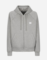 ZIP-UP HOODIE WITH TAG
