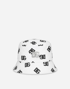 NYLON BUCKET HAT WITH DG LOGO PRINT