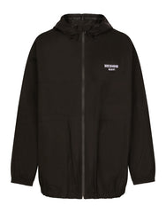 HOODED NYLON JACKET WITH DGVIB3 PATCH