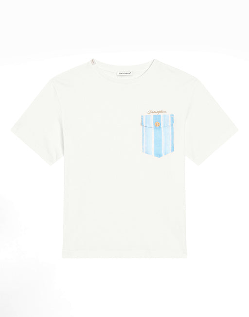 JERSEY T-SHIRT WITH FRONT POCKET