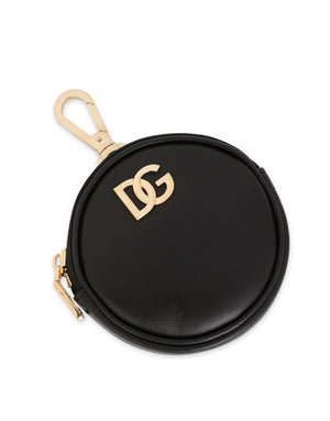 CALFSKIN COIN POCKET WITH DG LOGO