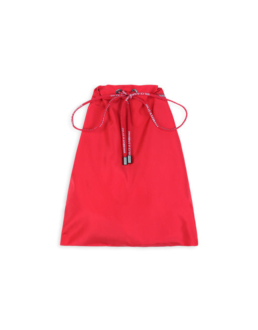 SHORT SWIM TRUNKS WITH BRANDED PLATE