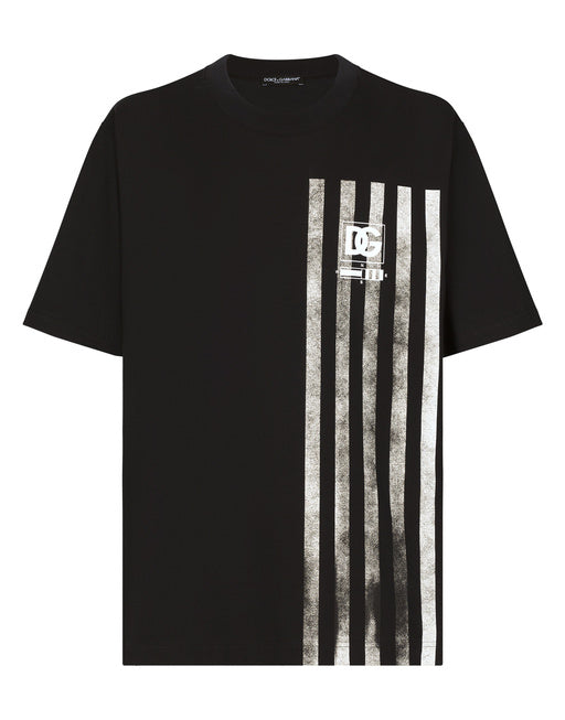 SHORT-SLEEVED MARINA-PRINT T-SHIRT