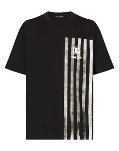 SHORT-SLEEVED MARINA-PRINT T-SHIRT