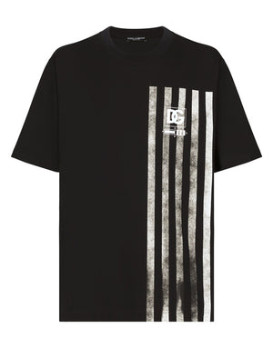SHORT-SLEEVED MARINA-PRINT T-SHIRT