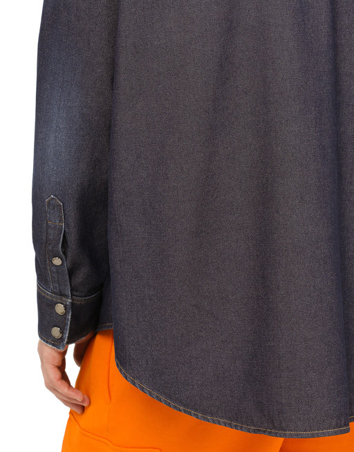 BLUE DENIM SHIRT WITH D&G PATCH