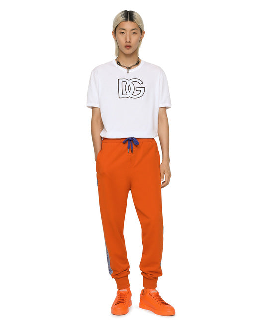 COTTON T-SHIRT WITH DG PATCH