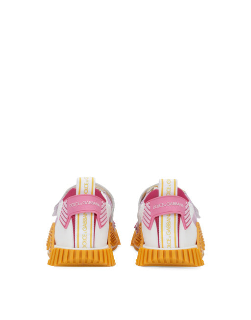 MIXED-MATERIAL COLOR-BLOCK NS1 SNEAKERS