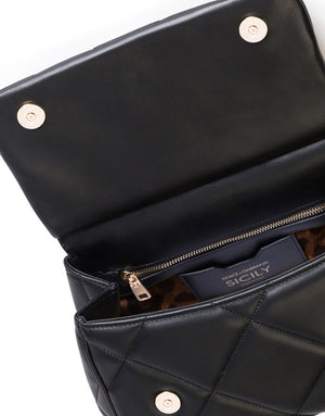 MEDIUM SICILY BAG IN QUILTED ARIA CALFSKIN