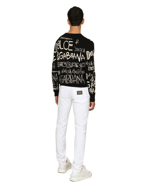 WHITE SKINNY STRETCH JEANS