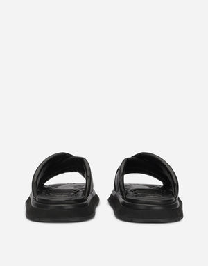 NAPPA-LOOK FABRIC SANDALS