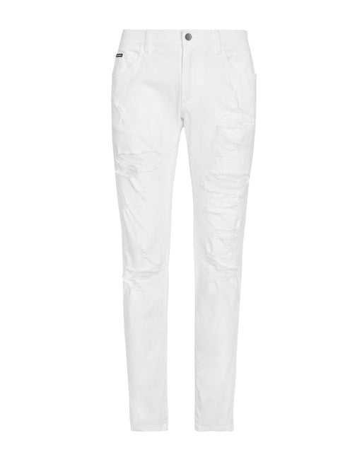 WHITE SKINNY STRETCH JEANS