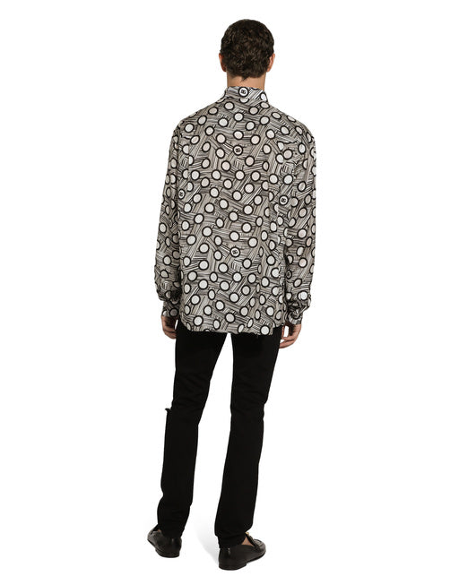 PRINTED SILK SHIRT