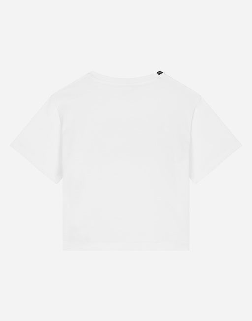 JERSEY T-SHIRT WITH LOGO PRINT