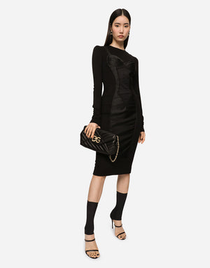 JERSEY MIDI DRESS
