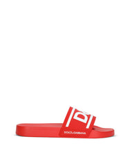 RUBBER BEACHWEAR SLIDERS WITH DG LOGO
