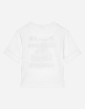 JERSEY T-SHIRT WITH DOLCE&GABBANA LOGO