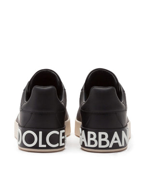 PORTOFINO SNEAKERS IN NAPPA CALFSKIN WITH WRITING PRINT