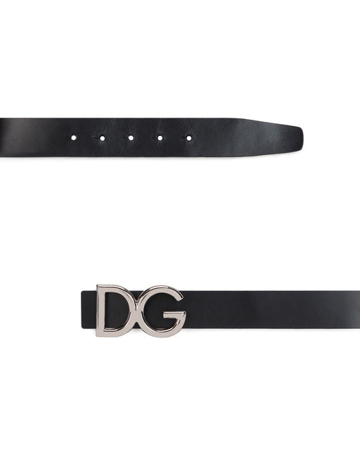 LEATHER BELT WITH DG LOGO