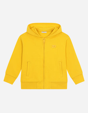 JERSEY HOODIE WITH DG LOGO EMBROIDERY