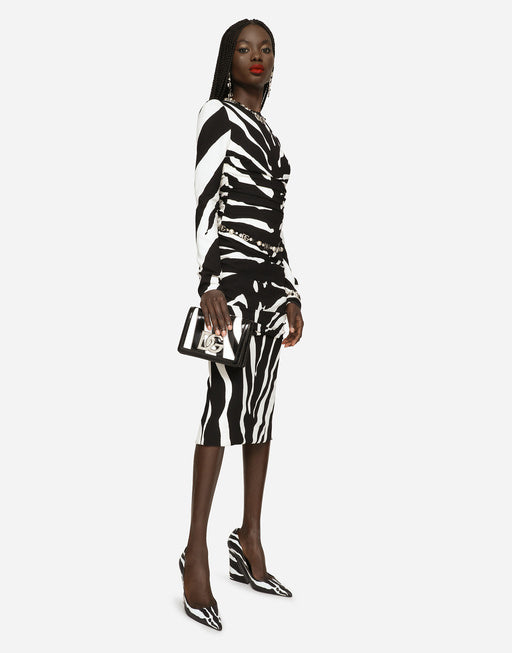PATCHWORK ZEBRA-DESIGN 3.5 CROSSBODY BAG