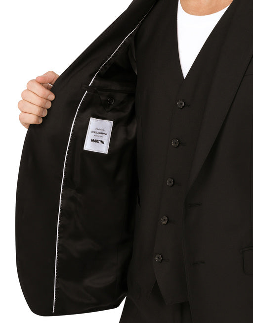 WOOL AND SILK MARTINI-FIT SUIT