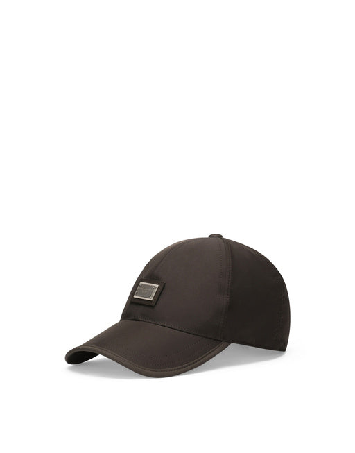 COTTON BASEBALL CAP WITH LOGO TAG