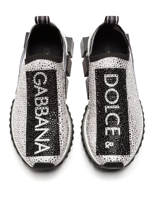 SORRENTO SNEAKERS WITH FUSIBLE CRYSTALS
