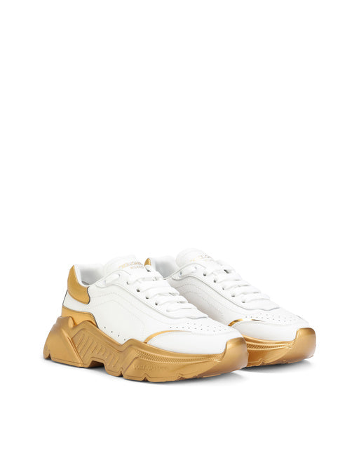 DAYMASTER SNEAKERS IN NAPPA LEATHER WITH MIRRORED BOTTOM