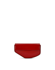 POLISHED CALFSKIN MOON BAG WITH DG LOGO