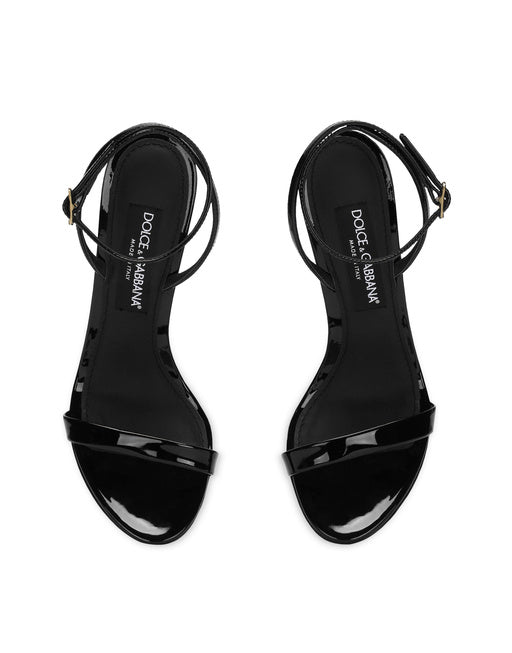 PATENT LEATHER SANDALS