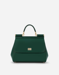 LARGE SICILY HANDBAG IN POLISHED CALFSKIN