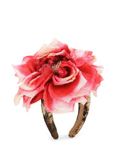SILK HEADBAND WITH FLOWER
