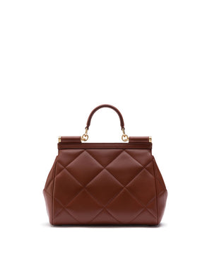 MEDIUM SICILY BAG IN QUILTED ARIA CALFSKIN