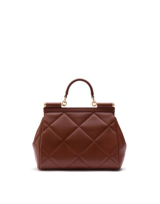 MEDIUM SICILY BAG IN QUILTED ARIA CALFSKIN