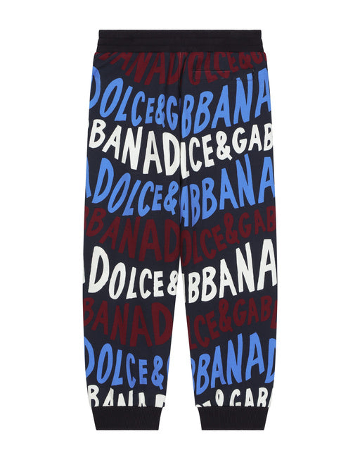 JERSEY JOGGING PANTS WITH DOLCE&GABBANA LOGO