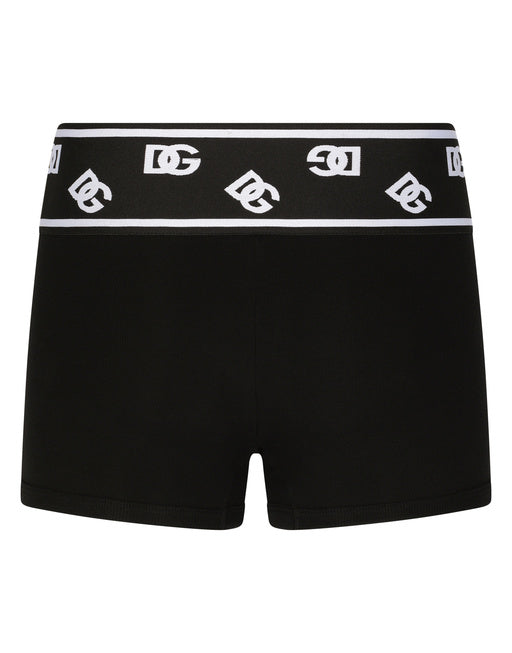 FINE-RIB COTTON BOXERS WITH DG LOGO