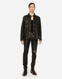 LAMBSKIN SHIRT