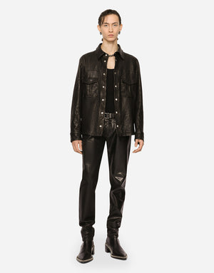 LAMBSKIN SHIRT