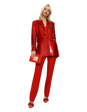 WOOLEN PANTS WITH SLITS