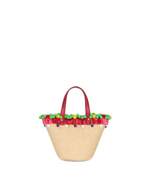 WOVEN RAFFIA COFFA BAG